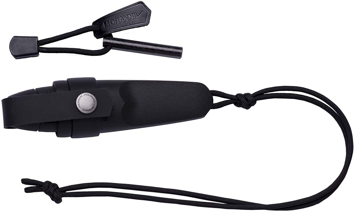 Morakniv Eldris Fixed-Blade Pocket-Sized Knife with Sandvik Stainless Steel Blade, Lanyard and Firestarter