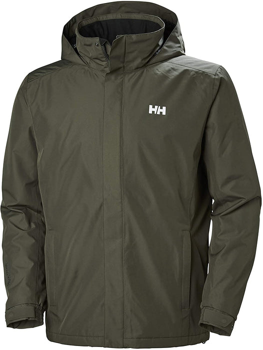 Helly Hansen Men's Waterproof Dubliner Insulated Jacket with Packable Hood for Cold Weather