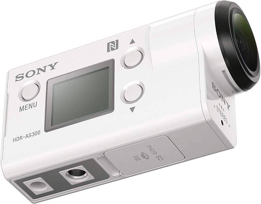 Sony HDRAS300/W HD Recording, Action Cam Underwater Camcorder, White