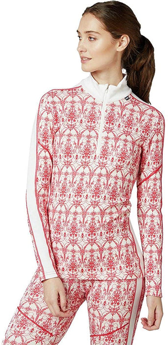 Helly-Hansen W Hh LIFA Merino Wool Graphic 1/2 Zip Baselayer Top