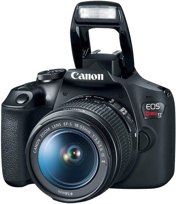Canon EOS Rebel T7 DSLR Camera|2 Lens Kit with EF18-55mm + EF 75-300mm Lens