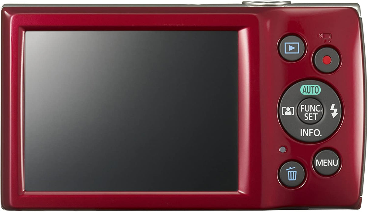 Canon PowerShot ELPH 180 Digital Camera w/Image Stabilization and Smart AUTO Mode (Red)