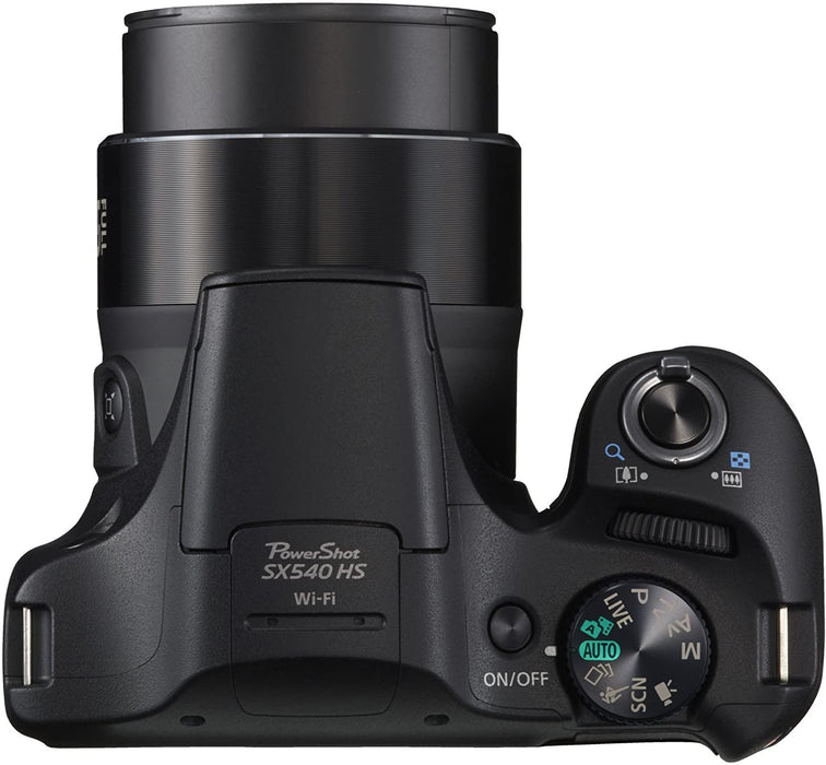 Canon PowerShot SX540 Digital Camera w/ 50x Optical Zoom - Wi-Fi & NFC Enabled (Black), 1 - 1067C001