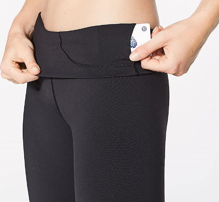 Lululemon Wunder Under Yoga Pants High-Rise (Black, 12)
