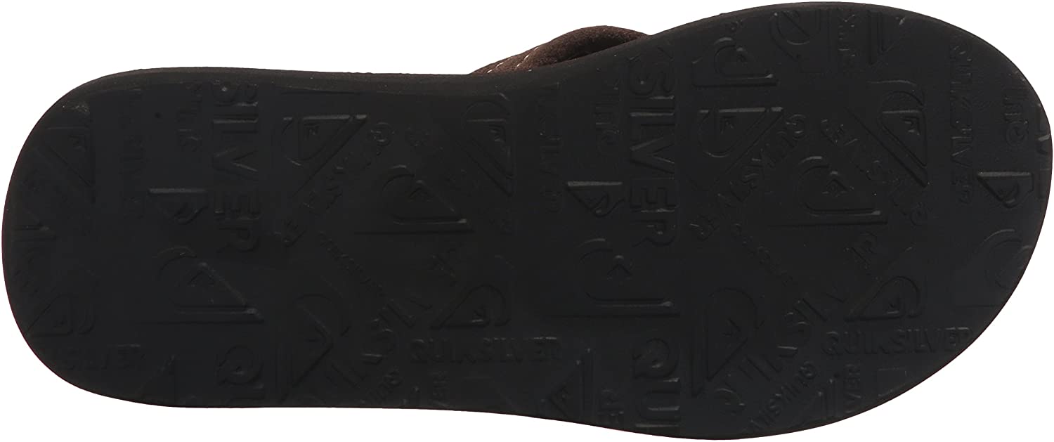 Quiksilver Kids' Carver Suede Youth Flip-Flop Sandal