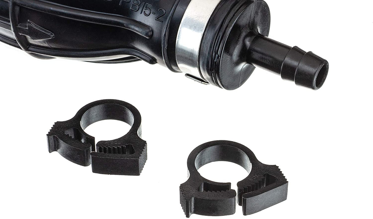 Quicksilver 8M0052975 Primer Bulb with 2 Hose Clamps for 1/4-Inch (6.35 mm) Fuel Lines