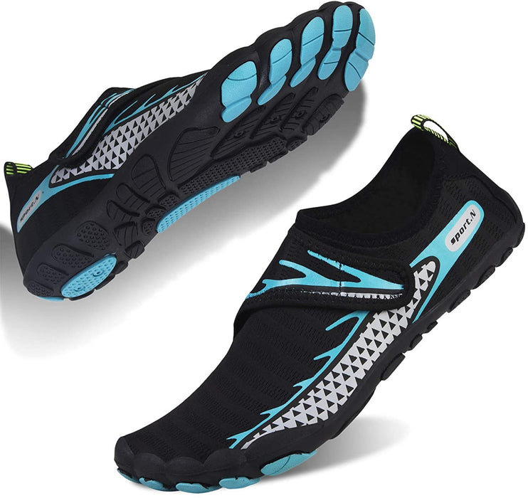 Mens Water Shoes Quick Dry Beach Swim Shoes Barefoot Pool Aqua Socks Shoes for Surf Diving Outdoor Hiking Walking Water Sport