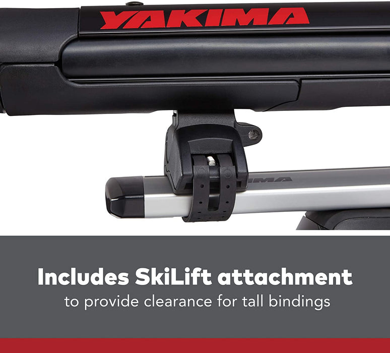 YAKIMA, FatCat EVO Premium Ski & Snowboard Mount, Rides Quietly