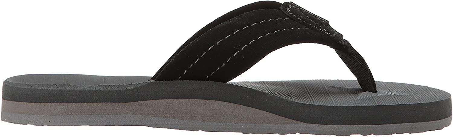 Quiksilver Kids' Carver Suede Youth Flip-Flop Sandal