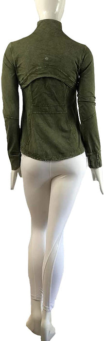 LULULEMON DEFINE JACKET NULUX WASH - ICWG (Ice Wash Moss Green)