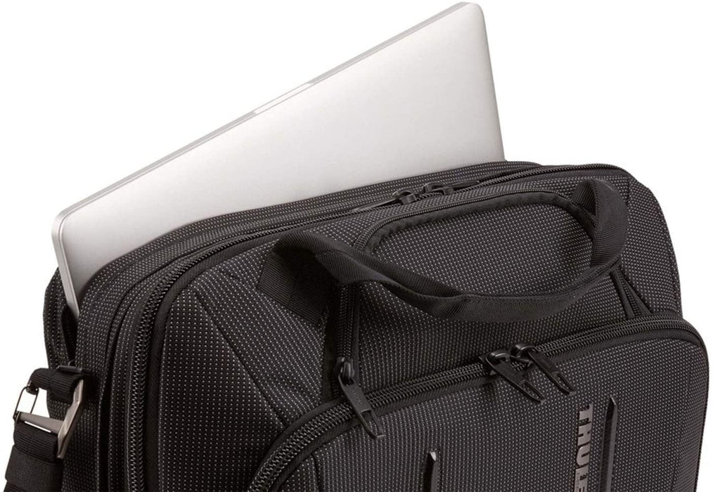 Thule Crossover 2 Laptop Bag 15.6", Black, 17.3 x 5.9 x 12.6 in