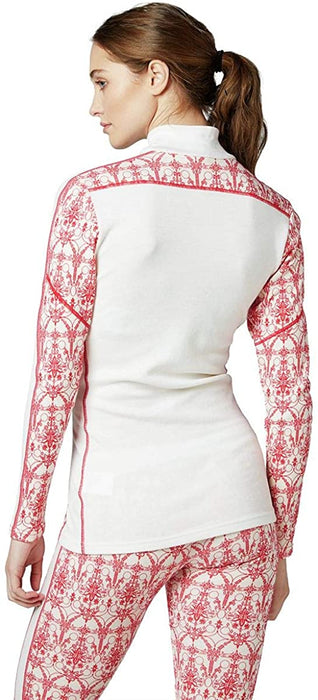 Helly-Hansen W Hh LIFA Merino Wool Graphic 1/2 Zip Baselayer Top