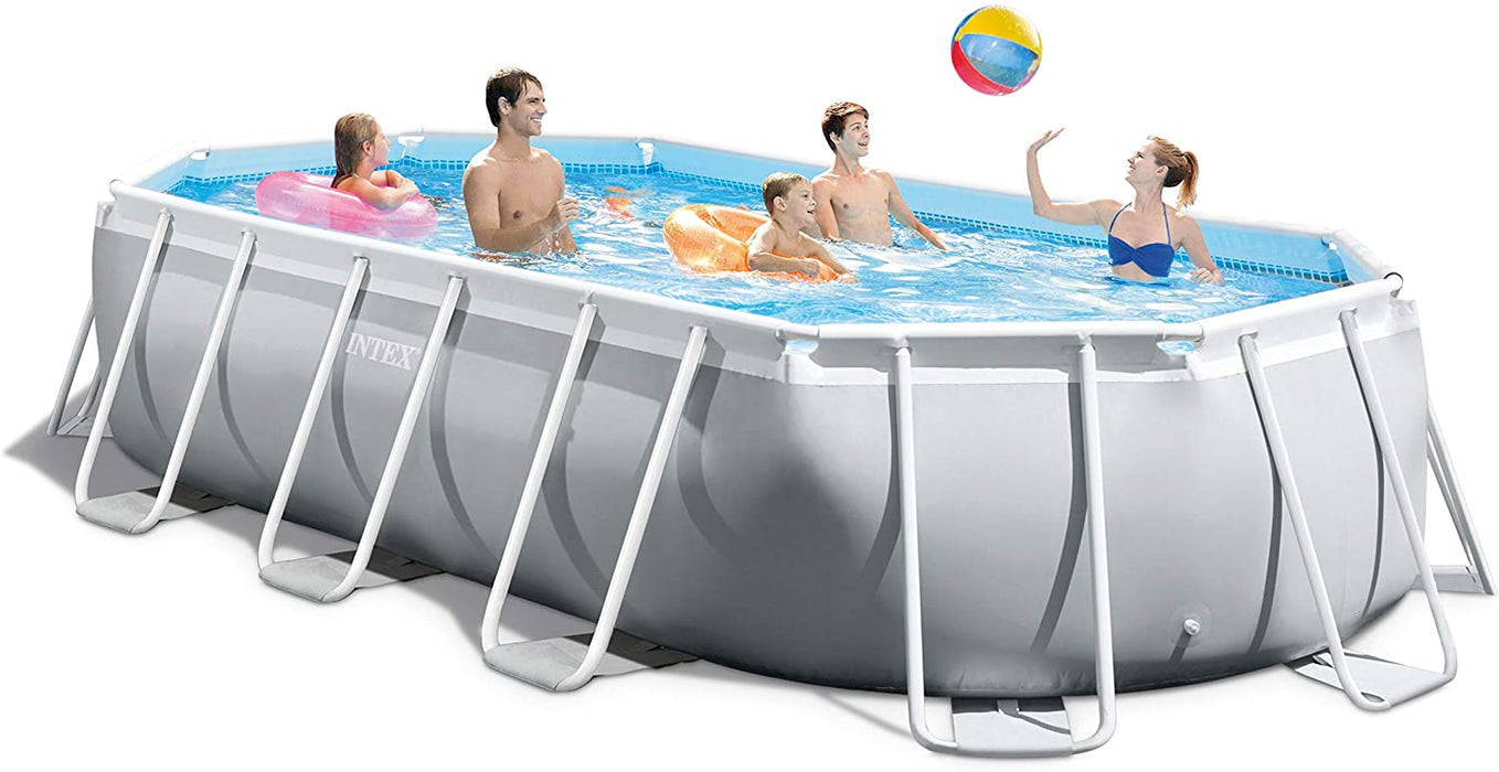 Intex Round Prism Frame Pool Set | 15ft x 48" | 26725EH model