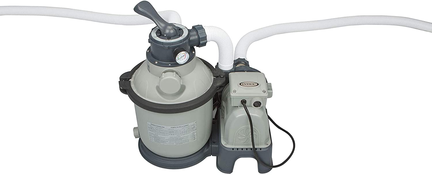 Intex 18ft X 52in Ultra Frame Pool Set with Sand Filter Pump, Ladder