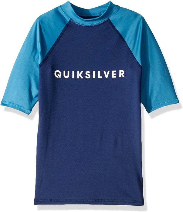 Quiksilver Boys' Little Always There Short Sleeve Youth Rashguard UPF 50+