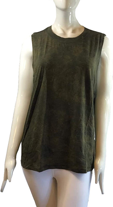 Lululemon All Yours Boyfriend Tank - CWDO (Cloudy Wash Dark Olive) (Size 10)