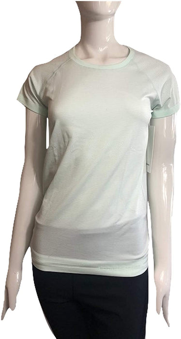 Lululemon Swiftly Speed SS (Size 8) PLRI//WHT/BLU