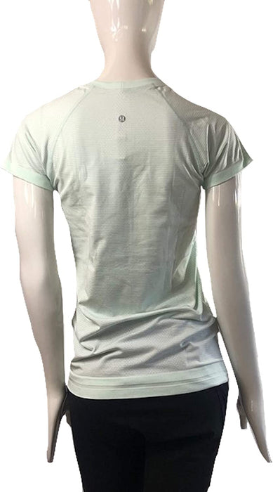 Lululemon Swiftly Speed SS (Size 8) PLRI//WHT/BLU