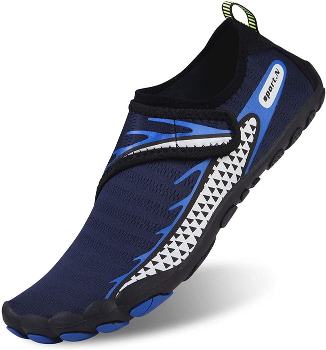 Mens Water Shoes Quick Dry Beach Swim Shoes Barefoot Pool Aqua Socks Shoes for Surf Diving Outdoor Hiking Walking Water Sport