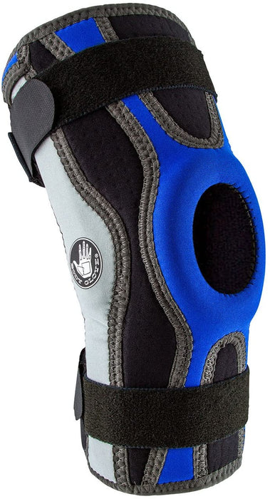 Body Glove Sports Wrap Knee Brace - Injury Prevention Removable Bilateral Hinges - Knee Wrap Supports Mild ACL, PCL, MCL Sprains - Patella and Meniscus Tear Pain Relief (Green