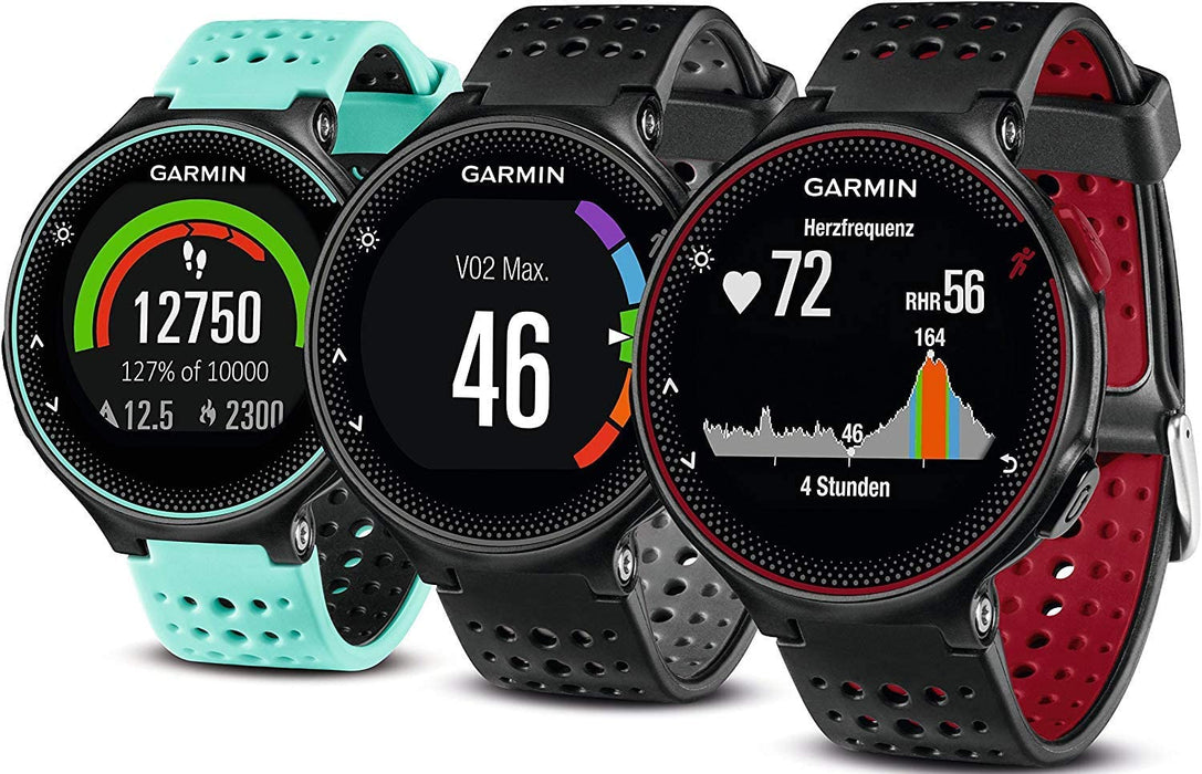 Garmin 010-03717-49 Forerunner 235 with Wrist Based Heart Rate Monitoring, Forest Blue/Black