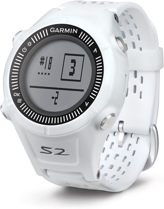 Garmin Approach S2 GPS Golf Watch with Worldwide Courses (Black)