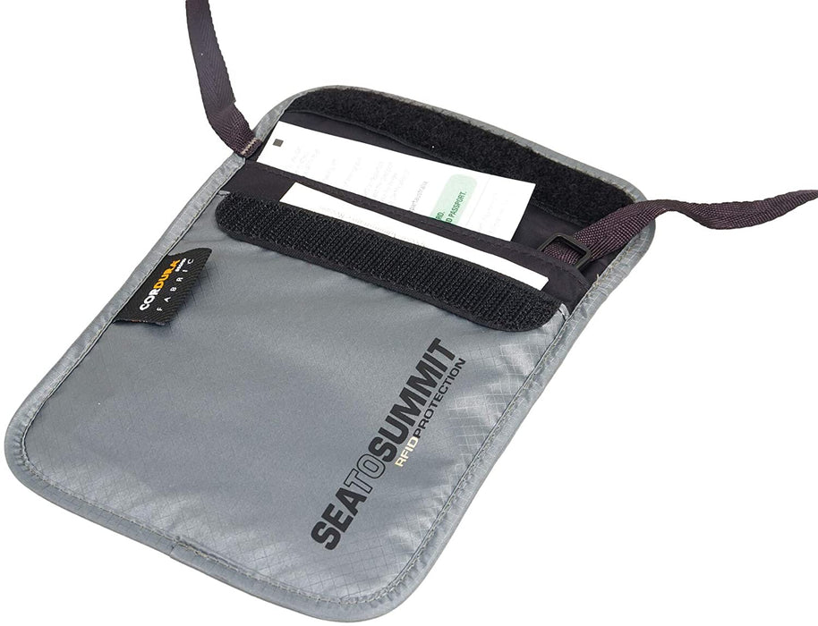 Sea to Summit Travelling Light Neck Pouch RFID, Grey, Small