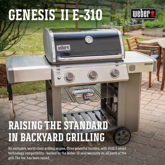 Weber 61011001 Genesis II E-310 Liquid Propane 3-Burner Grill