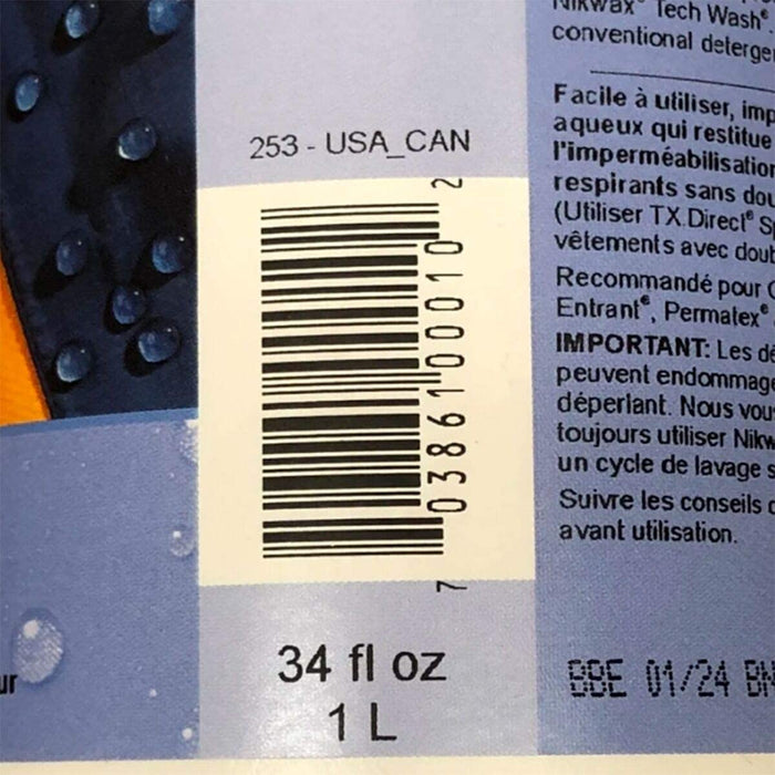 Nikwax TX Direct Wash in One Color, 34oz