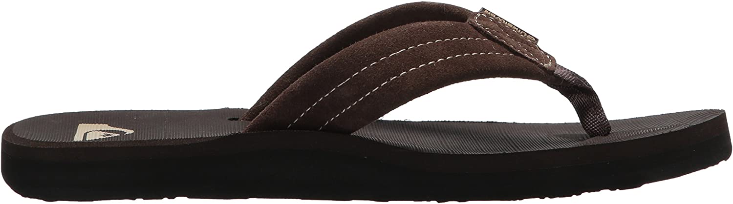 Quiksilver Kids' Carver Suede Youth Flip-Flop Sandal