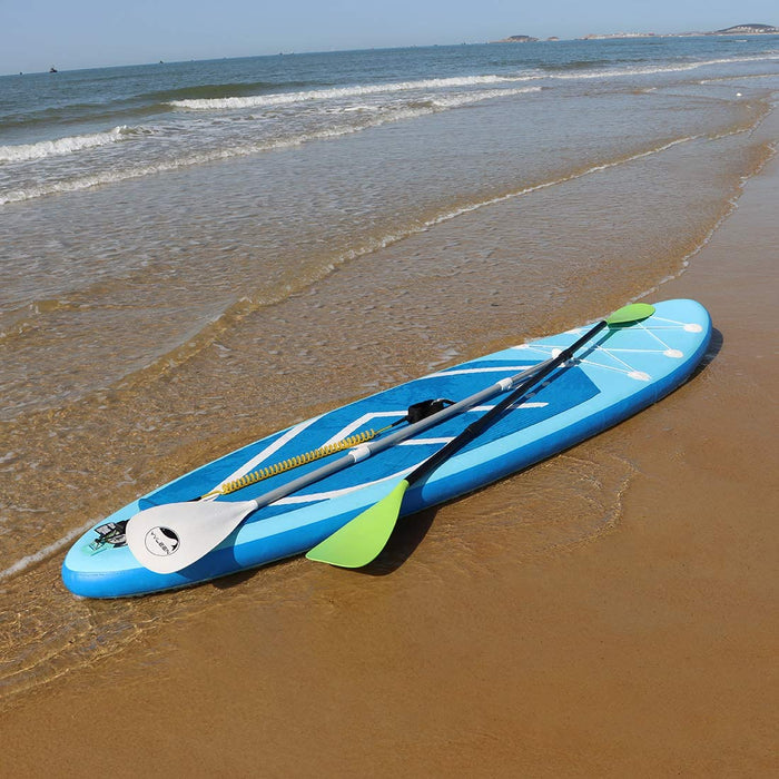 YVLEEN Alloy SUP Paddle - Adjustable Stand Up Paddle Board Paddle - 3-Piece or 4-Piece Floating Kayak Paddle