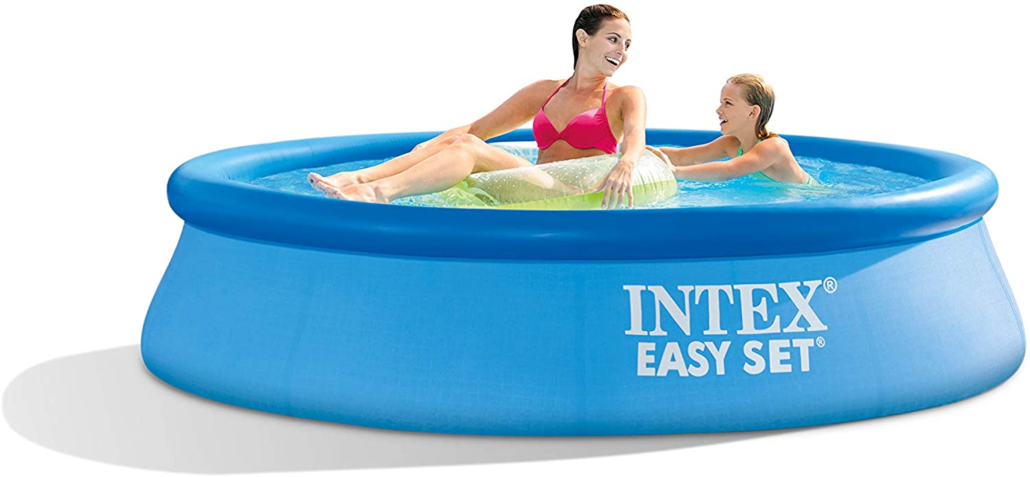 Intex 28107EH Easy Set Ground Pool, Blue