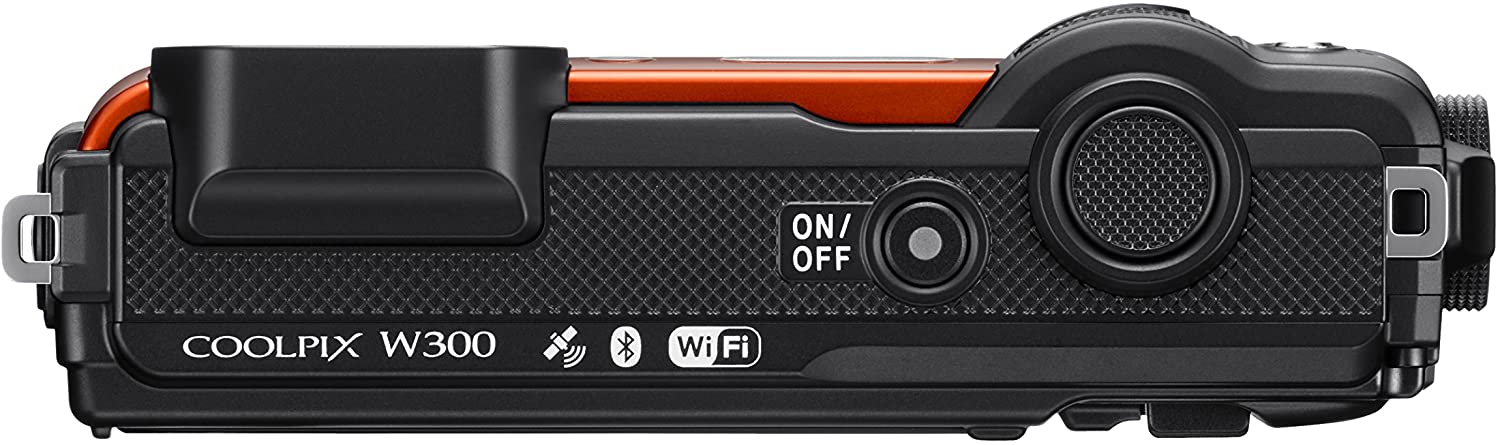 Nikon W300 Waterproof Underwater Digital Camera with TFT LCD, 3"