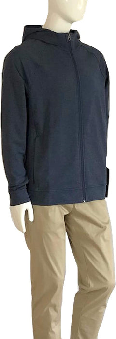 LULULEMON CITY SWEAT FULL ZIP HOODIE - HTTN (Heathered True Navy)