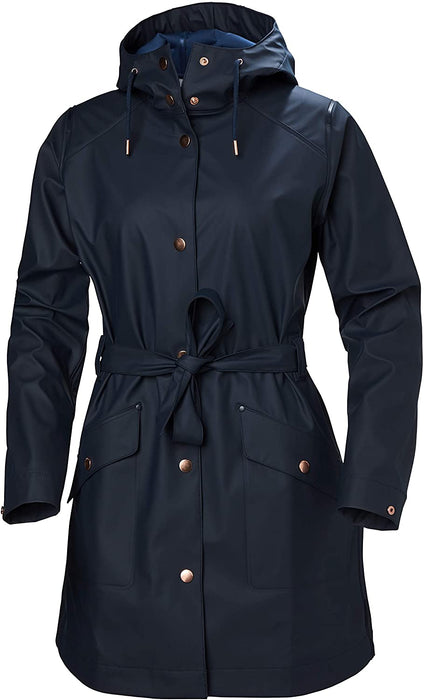 Helly-Hansen womens Kirkwall Ii Modern Fully Waterproof Windproof Hooded Raincoat Jacket