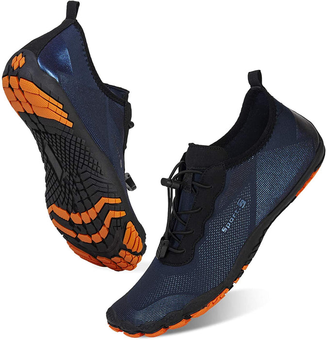 Mens Water Shoes Quick Dry Beach Swim Shoes Barefoot Pool Aqua Socks Shoes for Surf Diving Outdoor Hiking Walking Water Sport