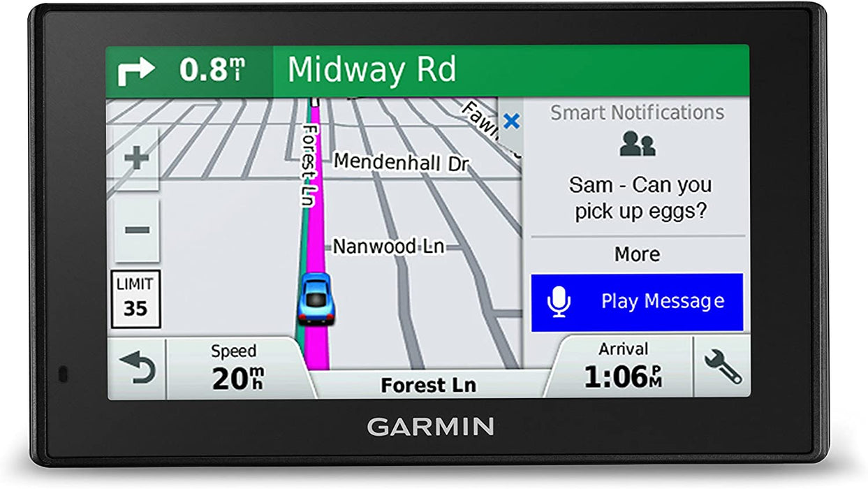 Garmin DriveSmart 51 NA LMT-S with Lifetime Maps/Traffic, Live Parking, Bluetooth,WiFi, Smart Notifications, Voice Activation, Driver Alerts, TripAdvisor, Foursquare & BC 40, Wireless Backup Camera