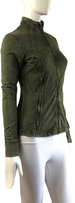 LULULEMON DEFINE JACKET NULUX WASH - ICWG (Ice Wash Moss Green)