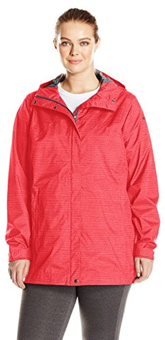 Columbia Women's Plus Size Splash A Little Rain Jacket