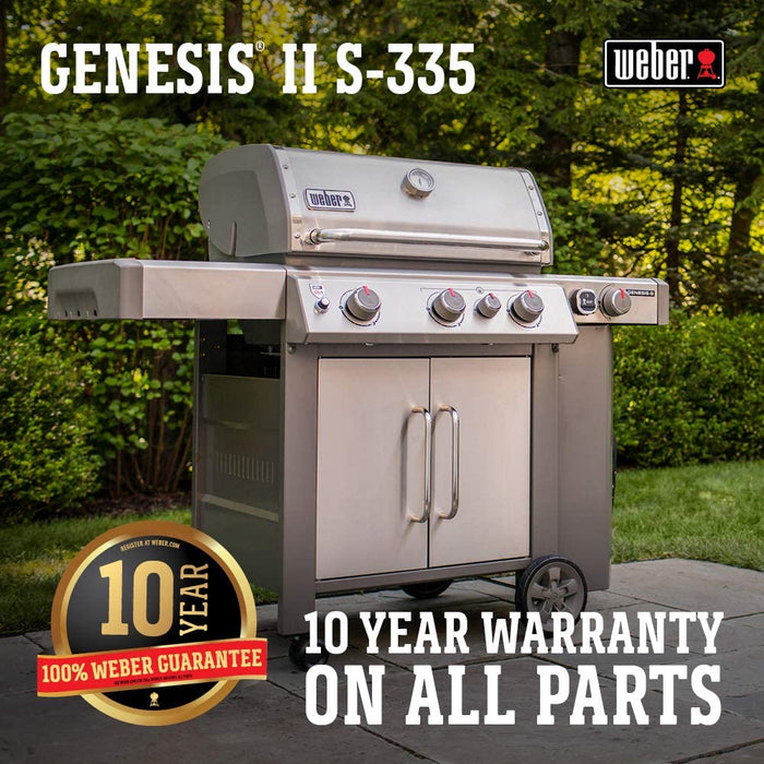 Weber 61016001 Genesis II E-335 3-Burner Liquid Propane Grill