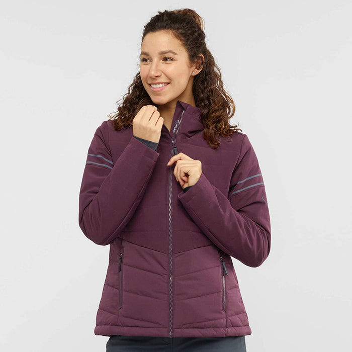 Salomon Edge Women's Ski Jacket, Icy Morn/Heather