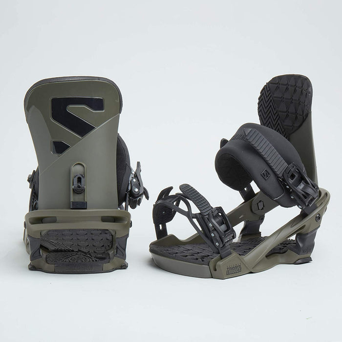 Salomon Trigger Snowboard Bindings 2021 Olive Night L