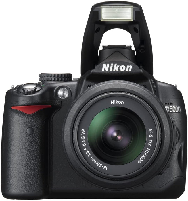 Nikon D5000 DSLR Camera with 18-55mm f/3.5-5.6G VR and 55-200mm f/4-5.6G VR Lenses (OLD MODEL)