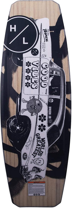 Hyperlite Union Jr. Kids Wakeboard Black/Bamboo 125