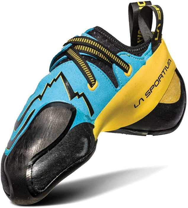 La Sportiva Futura Climbing Shoe Blue/Yellow, 41.0