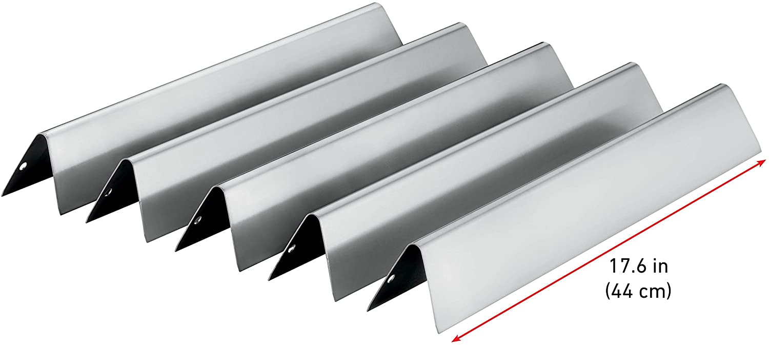 Weber 7620 Gas Grill Stainless Steel Flavorizer Bar Set for 300 Series Gas Grills (17.5 x 2.25 x 2.375)