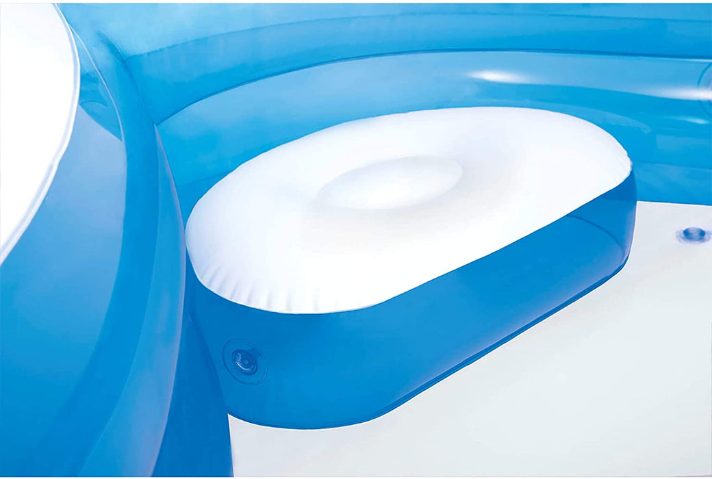 Intex Swim Center Family Lounge Inflatable Pool, 90" X 90" X 26", for Ages 3+