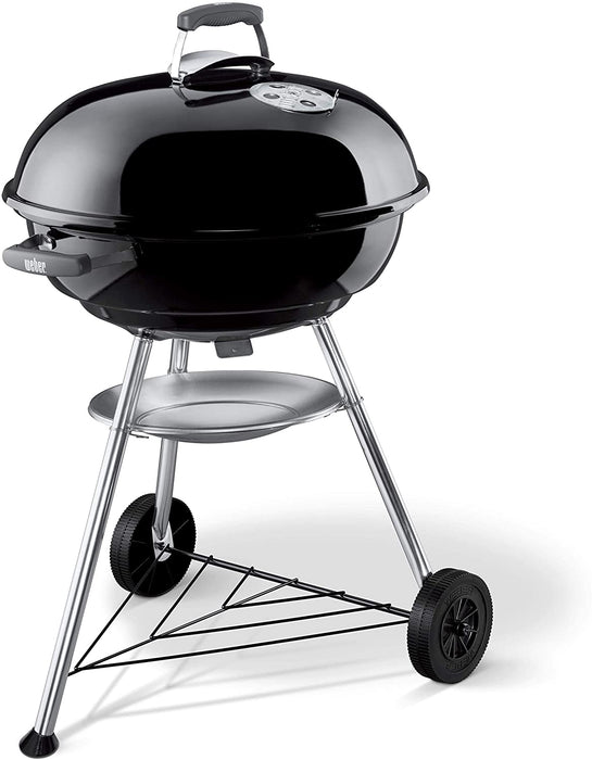 Weber 1221004 Compact Kettle Charcoal Barbecue, 47 cm Size Grill, 47cm