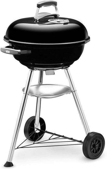 Weber 1221004 Compact Kettle Charcoal Barbecue, 47 cm Size Grill, 47cm