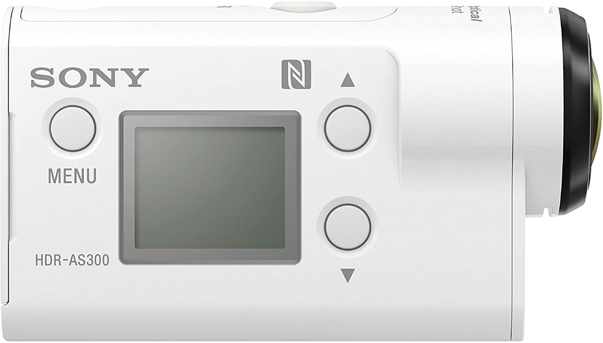 Sony HDRAS300/W HD Recording, Action Cam Underwater Camcorder, White